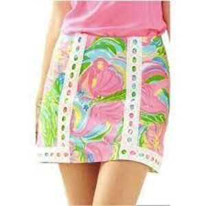Lilly Pulitzer "So A Peeling" Pansy Lace skort